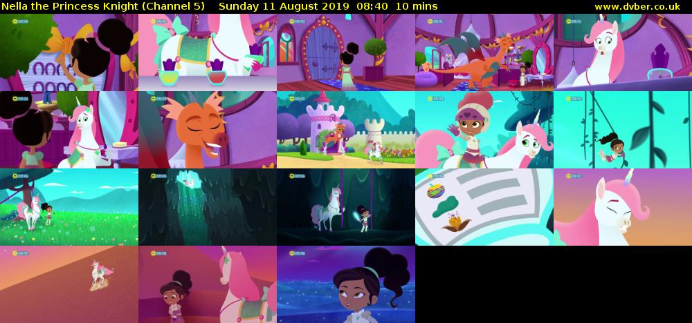 Nella the Princess Knight (Channel 5) Sunday 11 August 2019 08:40 - 08:50