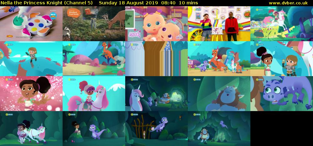 Nella the Princess Knight (Channel 5) Sunday 18 August 2019 08:40 - 08:50