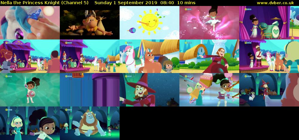 Nella the Princess Knight (Channel 5) Sunday 1 September 2019 08:40 - 08:50