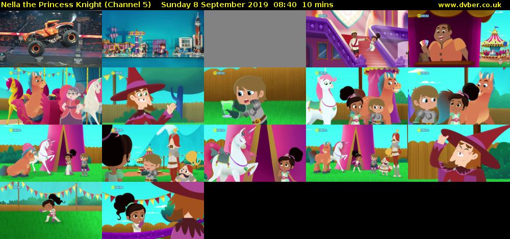 Nella the Princess Knight (Channel 5) Sunday 8 September 2019 08:40 - 08:50