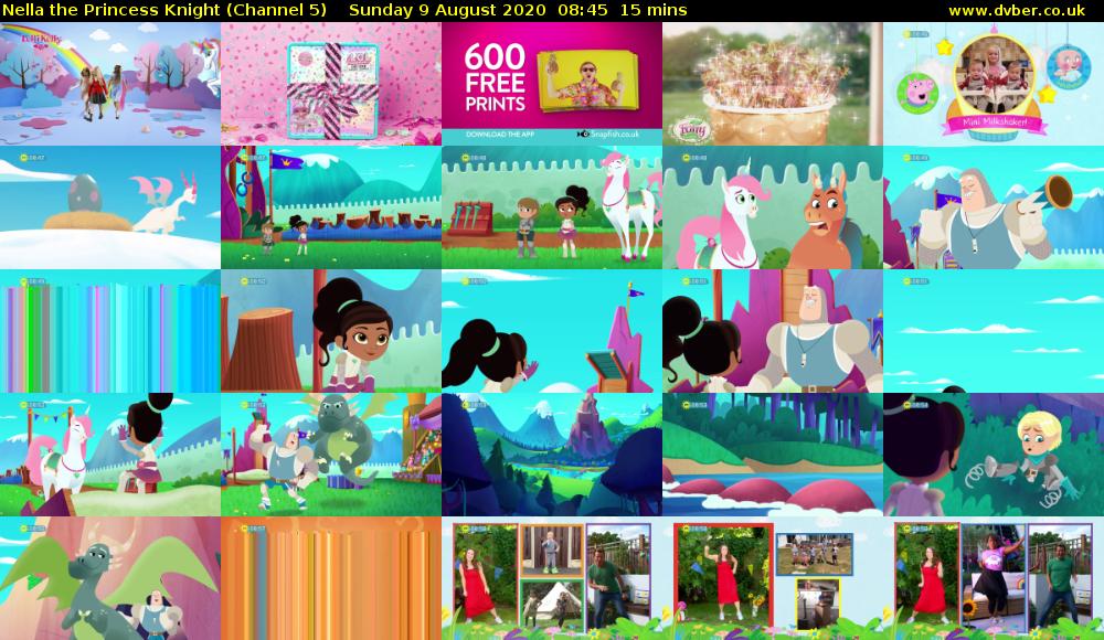 Nella the Princess Knight (Channel 5) Sunday 9 August 2020 08:45 - 09:00