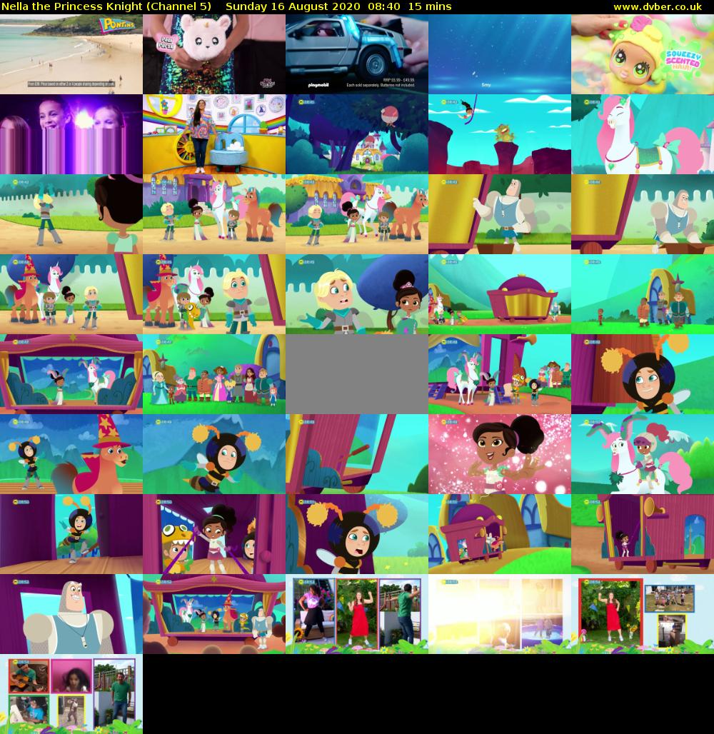 Nella the Princess Knight (Channel 5) Sunday 16 August 2020 08:40 - 08:55