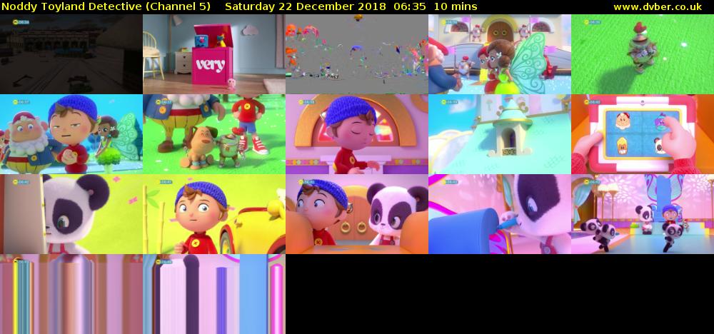 Noddy Toyland Detective (Channel 5) Saturday 22 December 2018 06:35 - 06:45