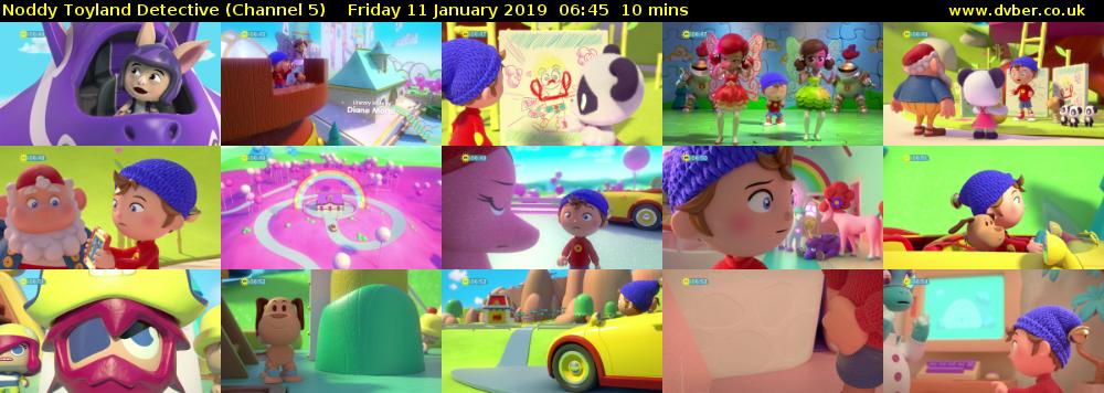 Noddy Toyland Detective (Channel 5) Friday 11 January 2019 06:45 - 06:55