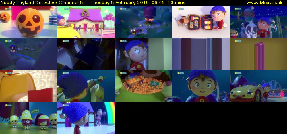 Noddy Toyland Detective (Channel 5) Tuesday 5 February 2019 06:45 - 06:55