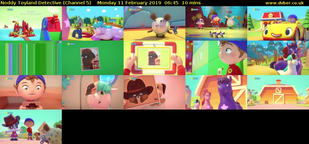Noddy Toyland Detective (Channel 5) Monday 11 February 2019 06:45 - 06:55