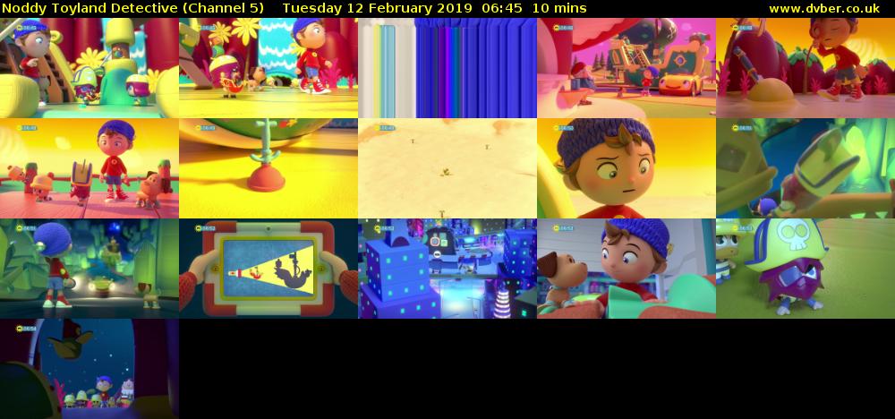 Noddy Toyland Detective (Channel 5) Tuesday 12 February 2019 06:45 - 06:55