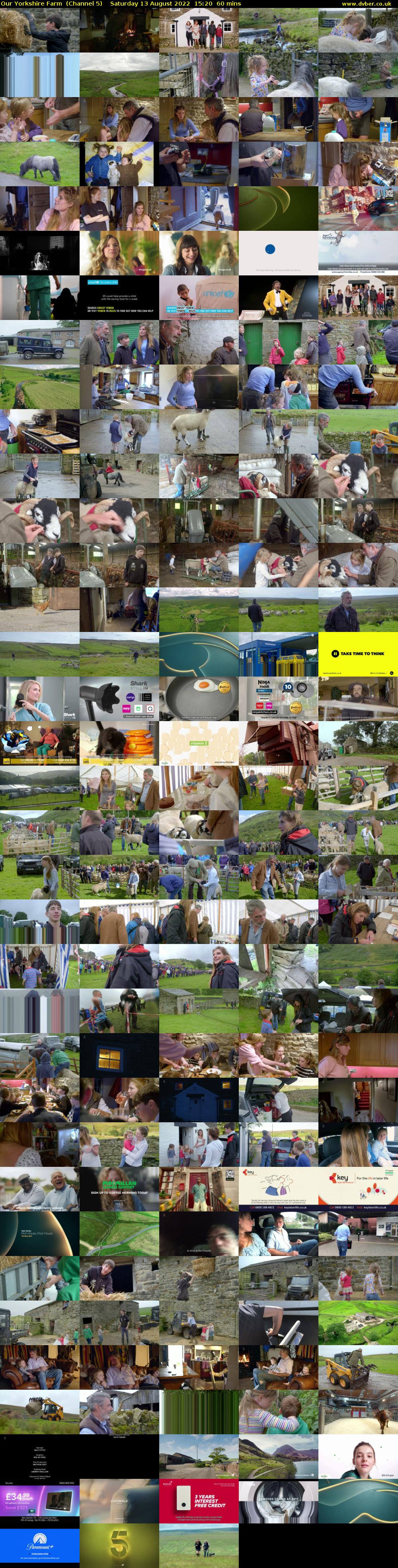 Our Yorkshire Farm  (Channel 5) Saturday 13 August 2022 15:20 - 16:20