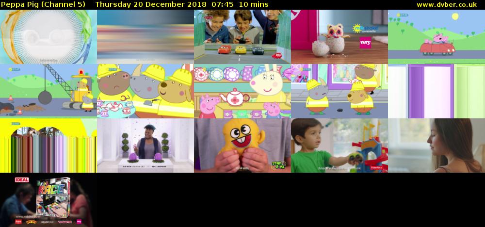 Peppa Pig (Channel 5) Thursday 20 December 2018 07:45 - 07:55