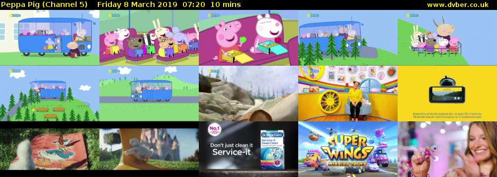 Peppa Pig (Channel 5) Friday 8 March 2019 07:20 - 07:30