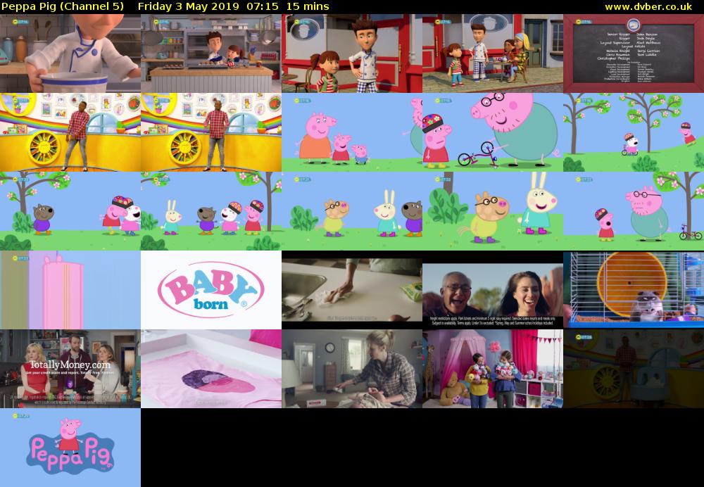 Peppa Pig (Channel 5) Friday 3 May 2019 07:15 - 07:30