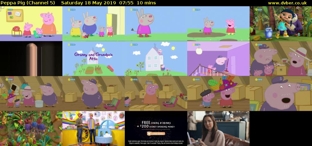 Peppa Pig (Channel 5) Saturday 18 May 2019 07:55 - 08:05