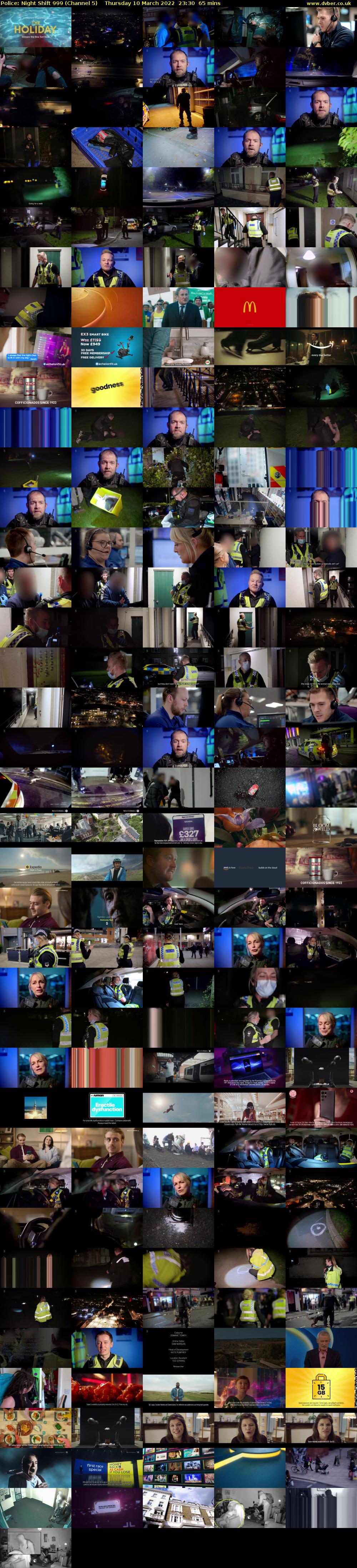 Police: Night Shift 999 (Channel 5) Thursday 10 March 2022 23:30 - 00:35