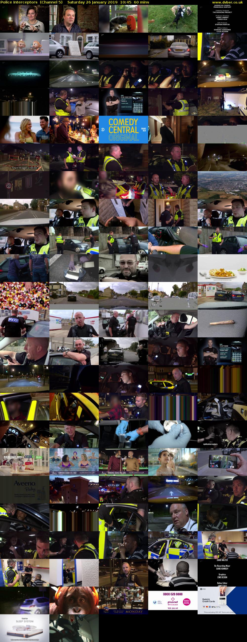 Police Interceptors  (Channel 5) Saturday 26 January 2019 10:45 - 11:45
