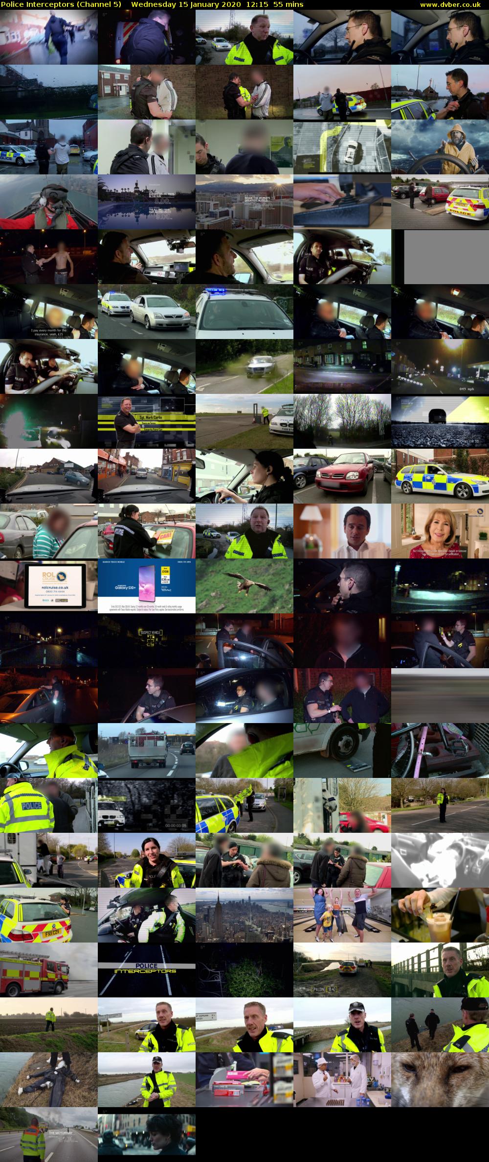 Police Interceptors (Channel 5) Wednesday 15 January 2020 12:15 - 13:10
