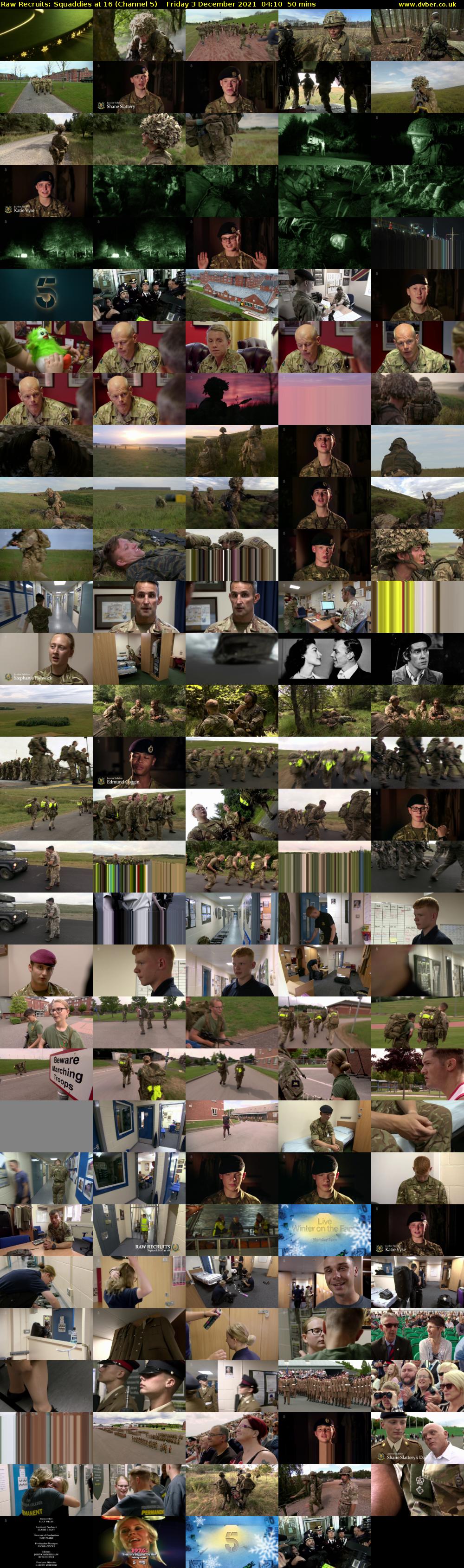 Raw Recruits: Squaddies at 16 (Channel 5) Friday 3 December 2021 04:10 - 05:00