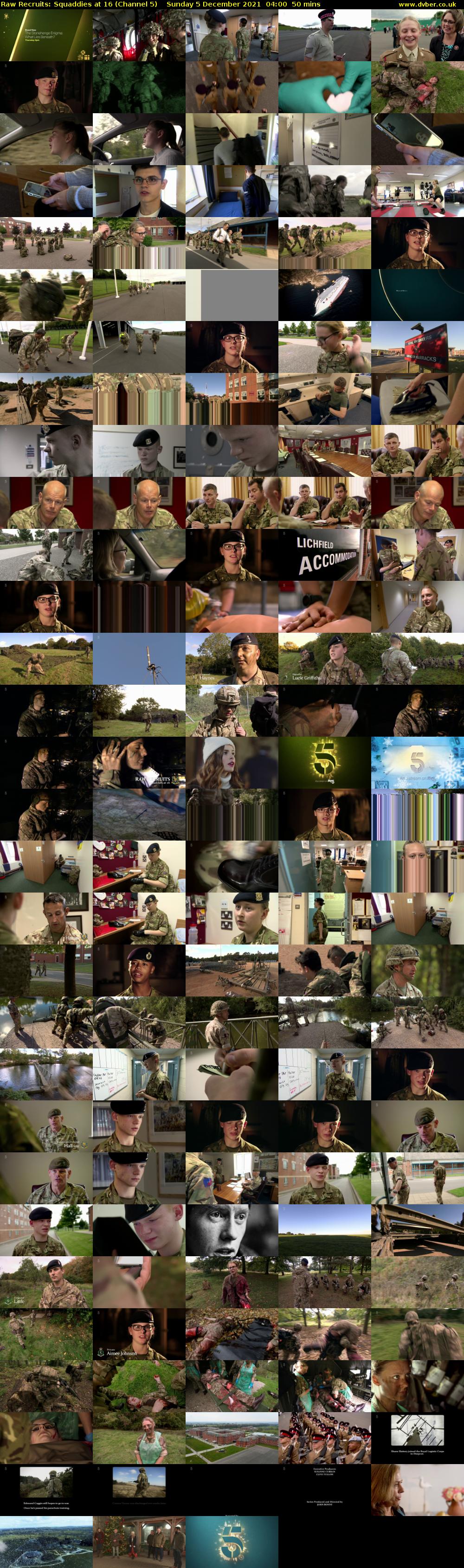 Raw Recruits: Squaddies at 16 (Channel 5) Sunday 5 December 2021 04:00 - 04:50