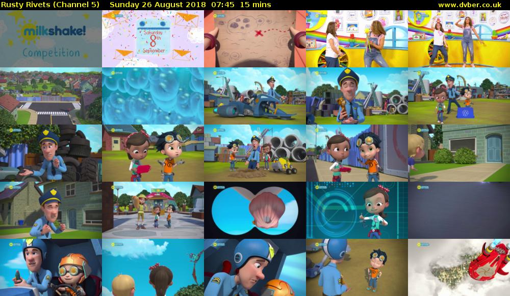 Rusty Rivets (Channel 5) Sunday 26 August 2018 07:45 - 08:00