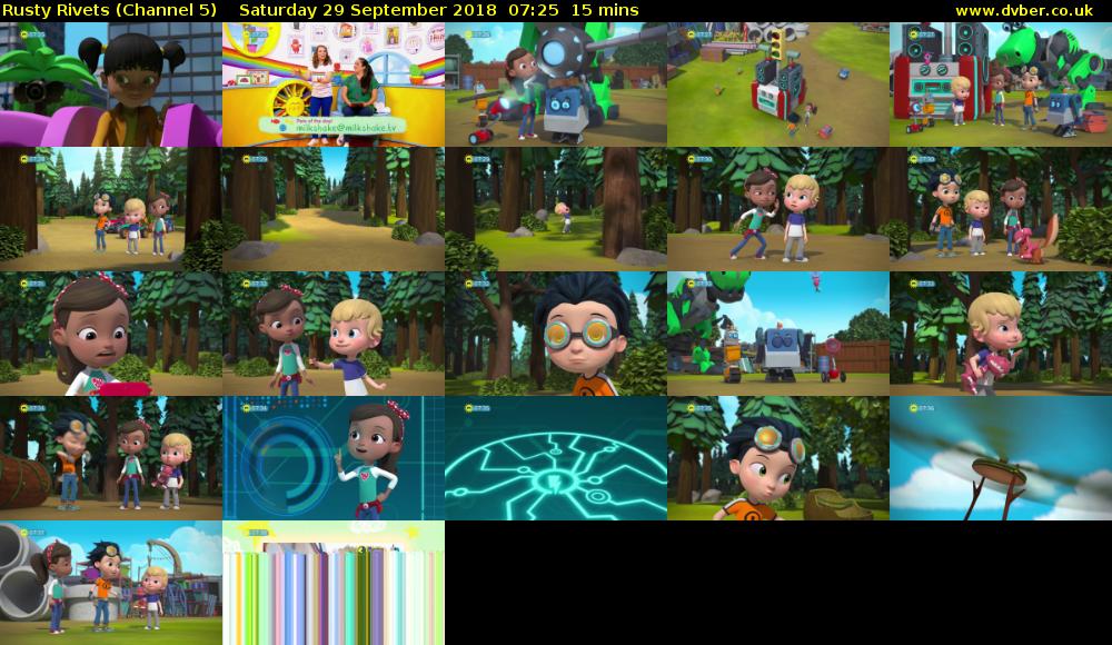 Rusty Rivets (Channel 5) Saturday 29 September 2018 07:25 - 07:40