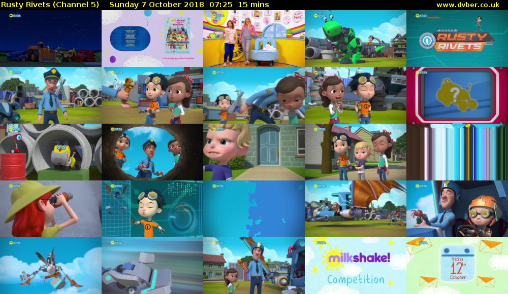Rusty Rivets (Channel 5) Sunday 7 October 2018 07:25 - 07:40