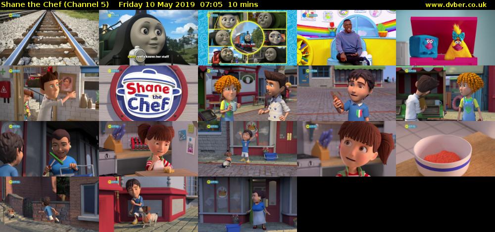 Shane the Chef (Channel 5) Friday 10 May 2019 07:05 - 07:15