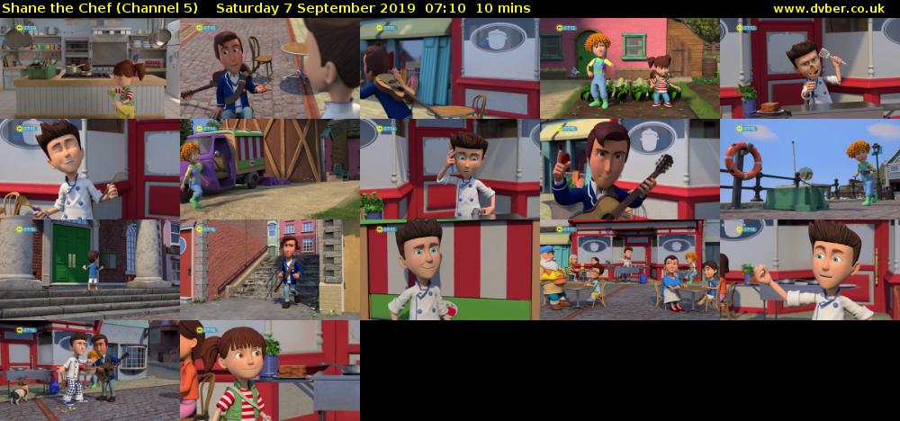 Shane the Chef (Channel 5) Saturday 7 September 2019 07:10 - 07:20