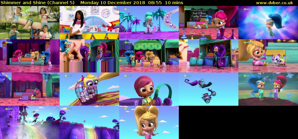 Shimmer and Shine (Channel 5) Monday 10 December 2018 08:55 - 09:05