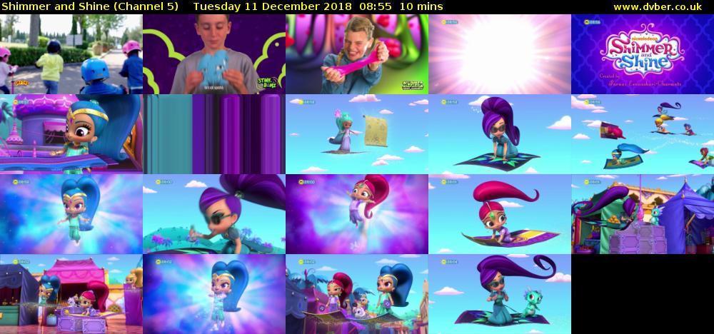 Shimmer and Shine (Channel 5) Tuesday 11 December 2018 08:55 - 09:05