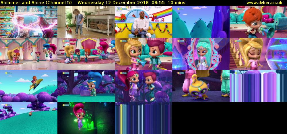 Shimmer and Shine (Channel 5) Wednesday 12 December 2018 08:55 - 09:05