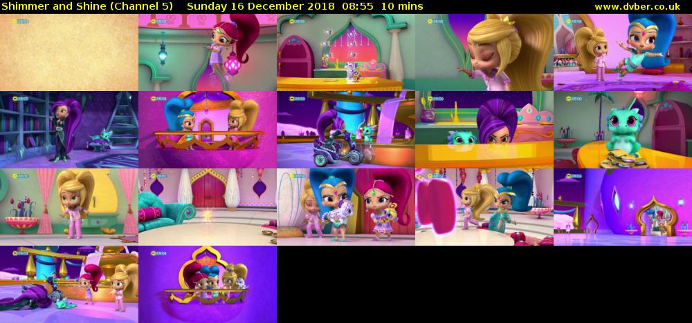 Shimmer and Shine (Channel 5) Sunday 16 December 2018 08:55 - 09:05