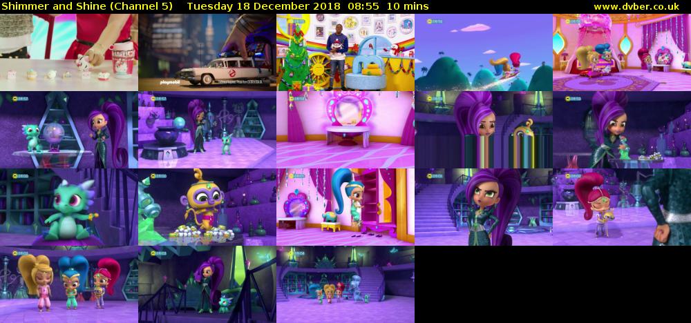 Shimmer and Shine (Channel 5) Tuesday 18 December 2018 08:55 - 09:05