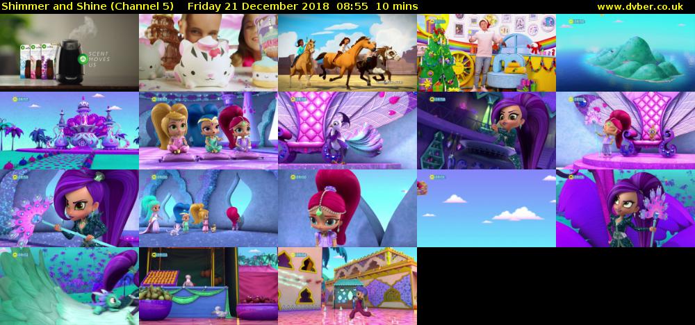 Shimmer and Shine (Channel 5) Friday 21 December 2018 08:55 - 09:05