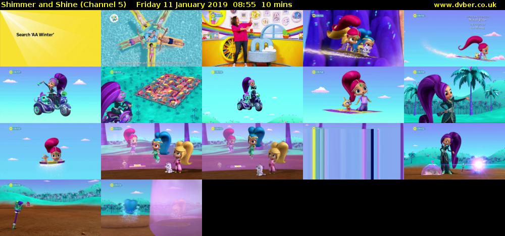 Shimmer and Shine (Channel 5) Friday 11 January 2019 08:55 - 09:05
