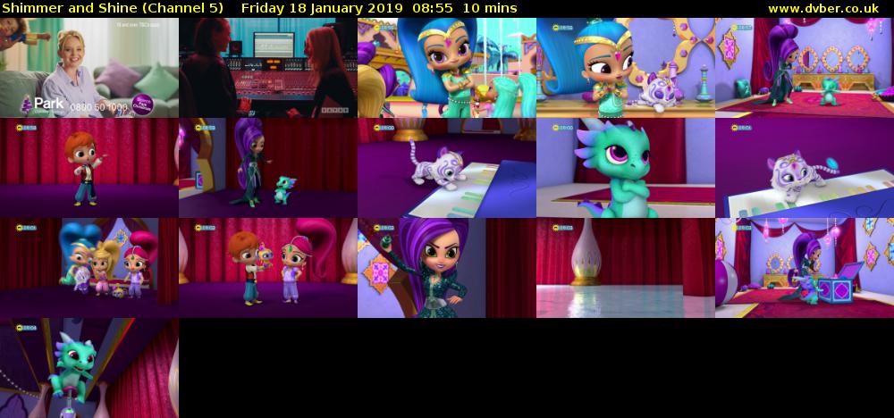 Shimmer and Shine (Channel 5) Friday 18 January 2019 08:55 - 09:05