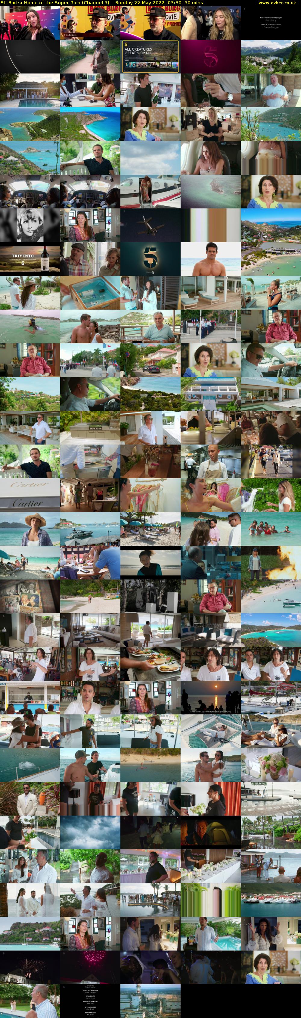 St. Barts: Home of the Super Rich (Channel 5) Sunday 22 May 2022 03:30 - 04:20