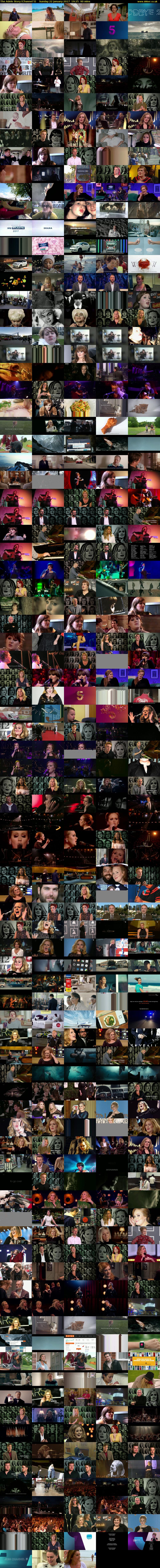 The Adele Story (Channel 5) Sunday 22 January 2017 19:25 - 20:55