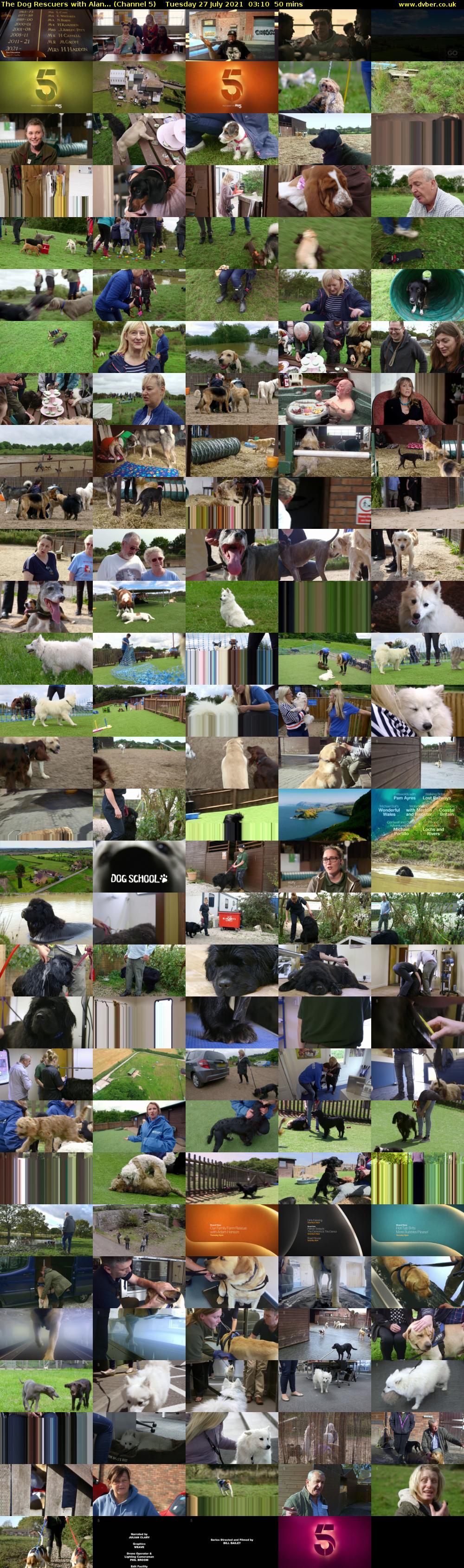 The Dog Rescuers with Alan... (Channel 5) Tuesday 27 July 2021 03:10 - 04:00