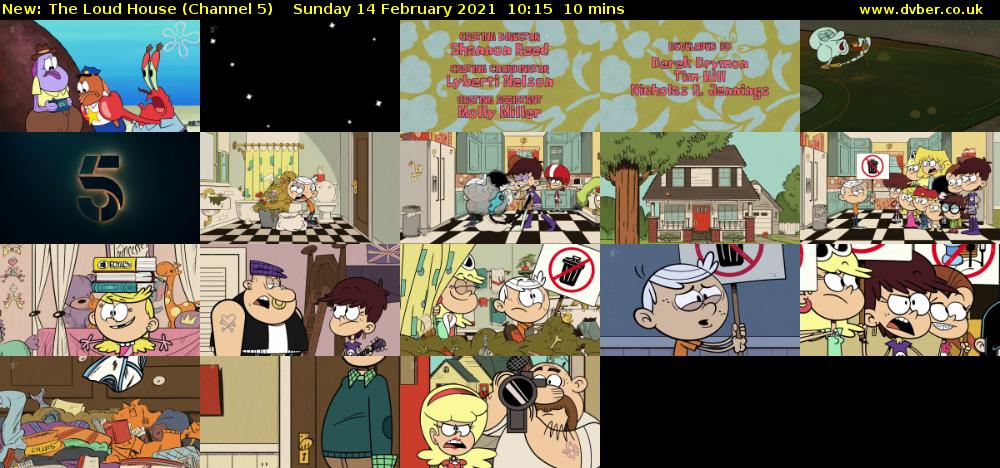 The Loud House (Channel 5) Sunday 14 February 2021 10:15 - 10:25