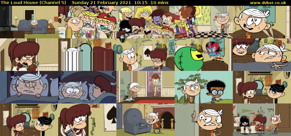 The Loud House (Channel 5) Sunday 21 February 2021 10:15 - 10:25