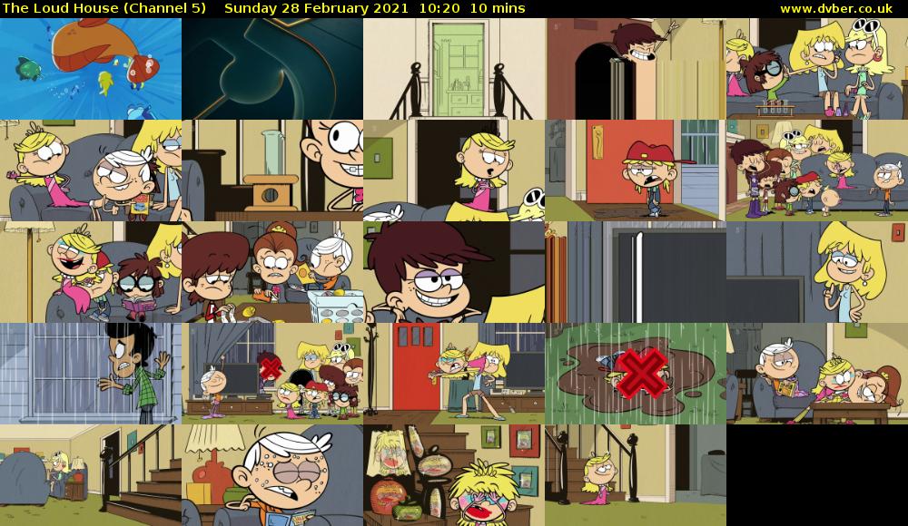 The Loud House (Channel 5) Sunday 28 February 2021 10:20 - 10:30