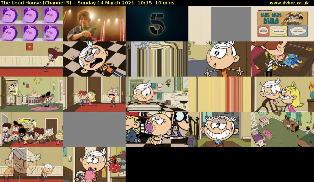 The Loud House (Channel 5) Sunday 14 March 2021 10:15 - 10:25