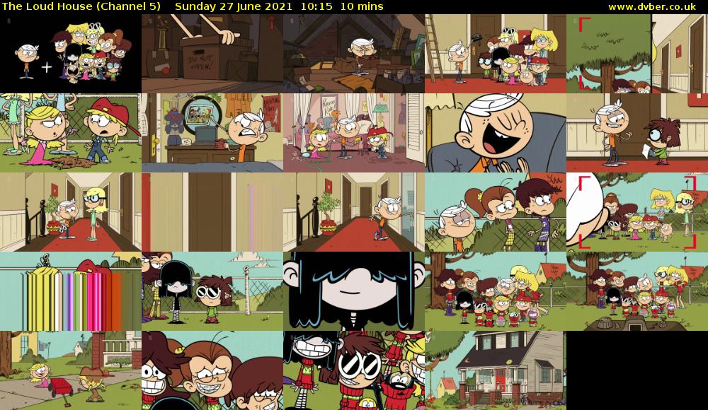 The Loud House (Channel 5) Sunday 27 June 2021 10:15 - 10:25