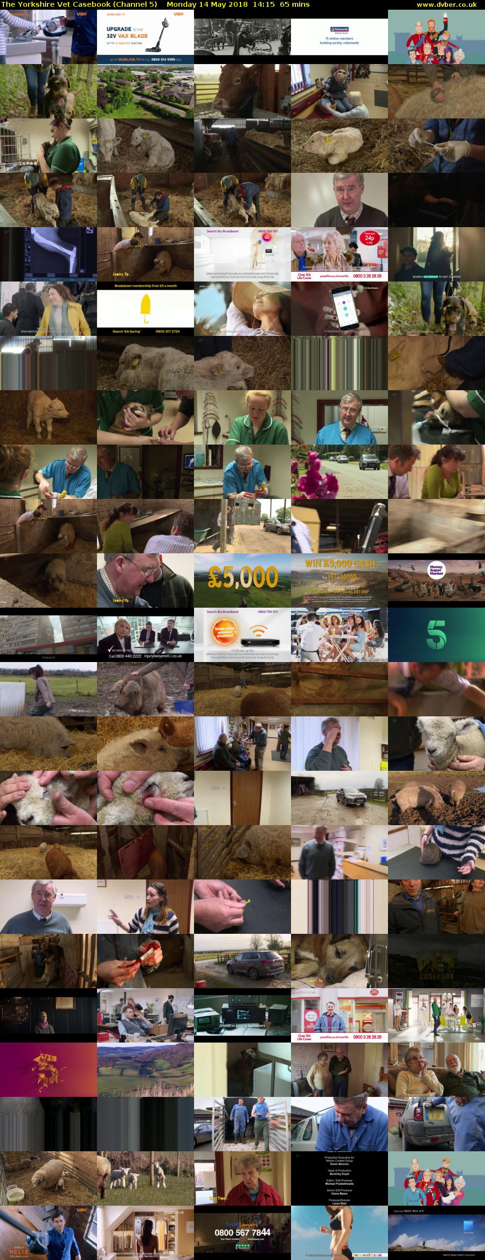 The Yorkshire Vet Casebook (Channel 5) Monday 14 May 2018 14:15 - 15:20