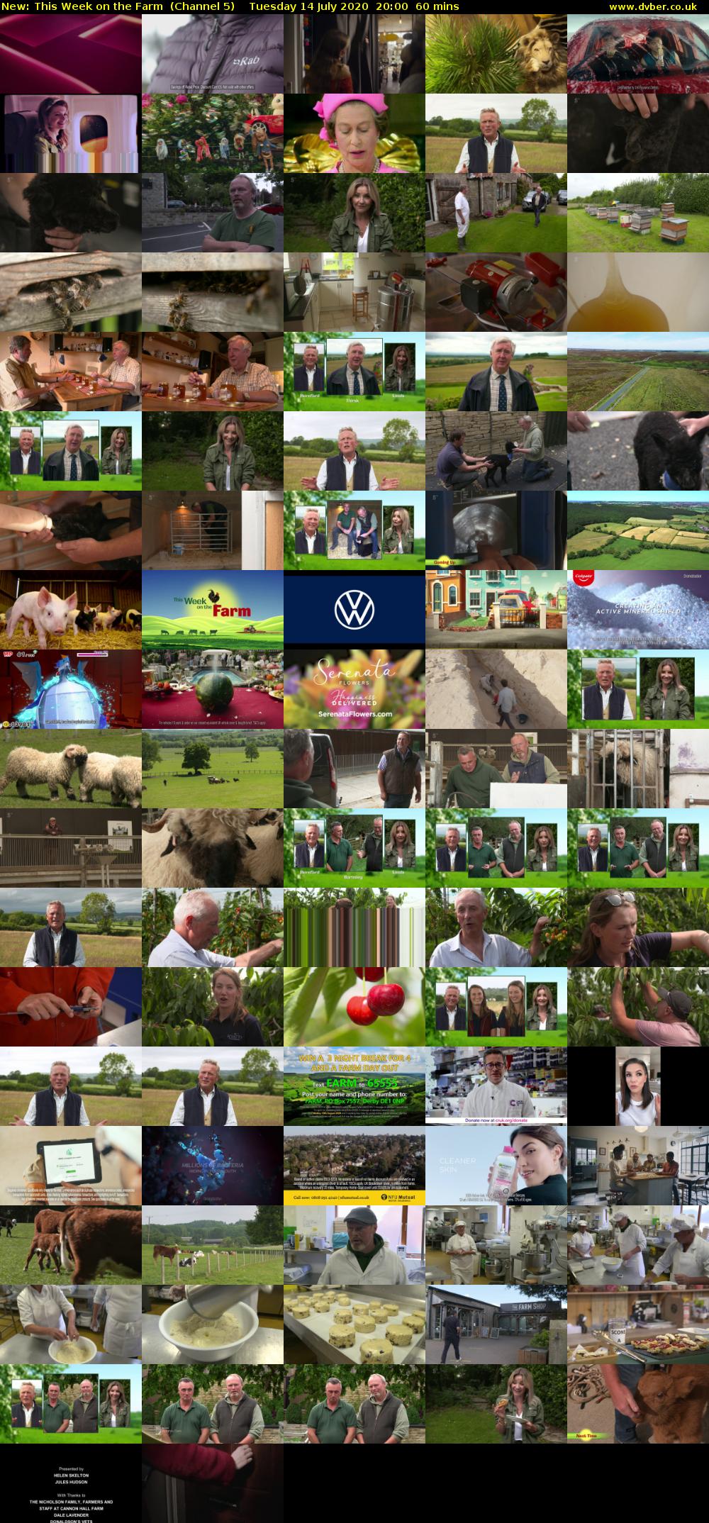 This Week on the Farm (Channel 5) Tuesday 14 July 2020 20:00 - 21:00