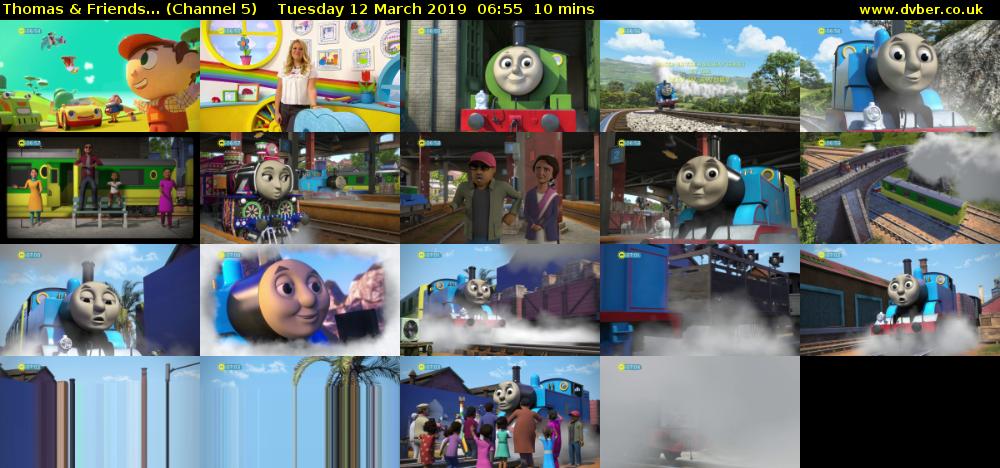 Thomas & Friends... (Channel 5) Tuesday 12 March 2019 06:55 - 07:05