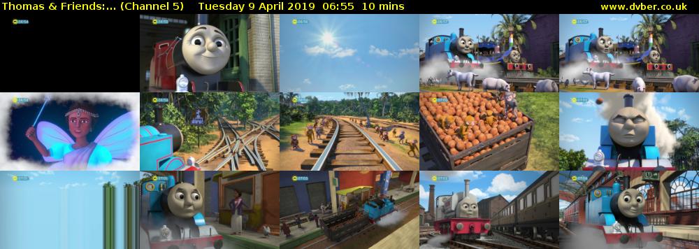Thomas & Friends:... (Channel 5) Tuesday 9 April 2019 06:55 - 07:05