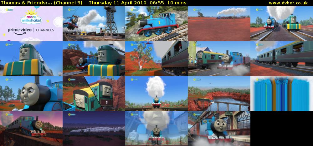 Thomas & Friends:... (Channel 5) Thursday 11 April 2019 06:55 - 07:05