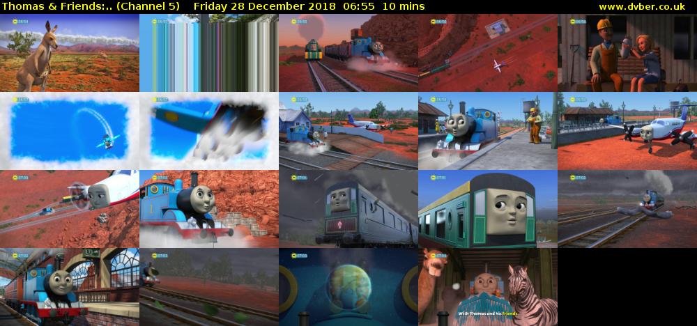 Thomas & Friends:.. (Channel 5) Friday 28 December 2018 06:55 - 07:05