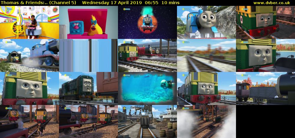Thomas & Friends:.. (Channel 5) Wednesday 17 April 2019 06:55 - 07:05