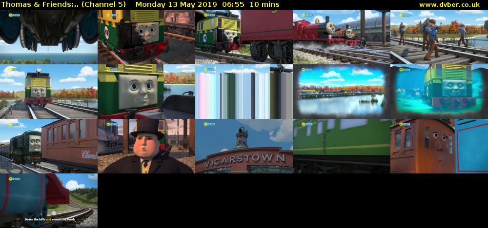 Thomas & Friends:.. (Channel 5) Monday 13 May 2019 06:55 - 07:05